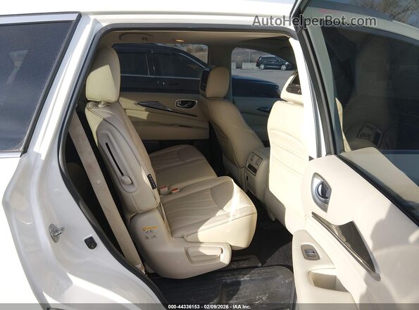 5N1DL0MM4JC507419 2018 INFINITI QX60 White Widok naklejki z numerem VIN