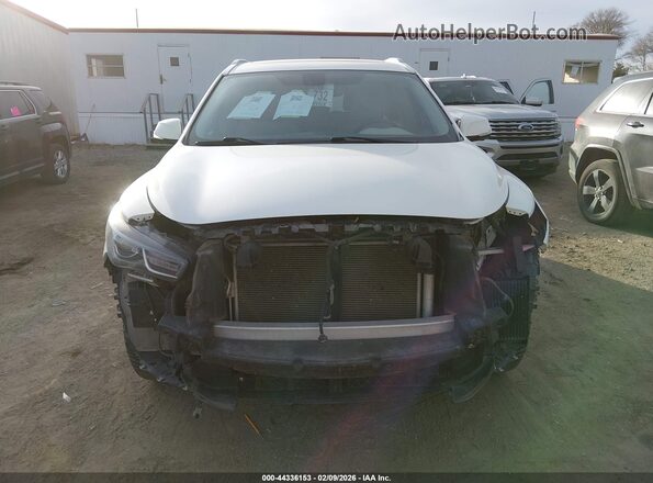 5N1DL0MM4JC507419 2018 INFINITI QX60 White Widok zestawu wskaźników