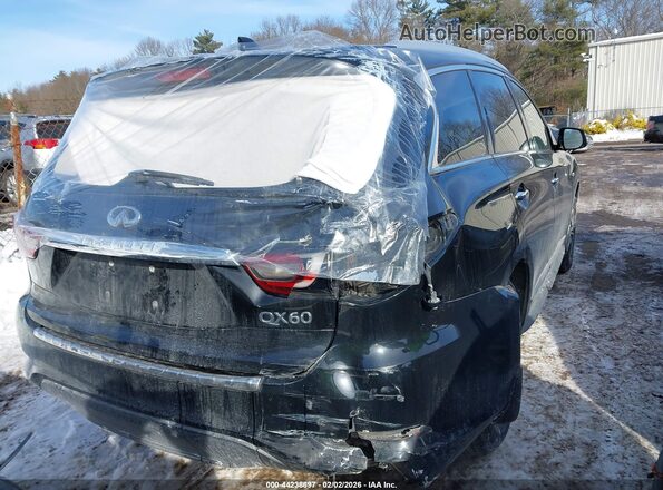5N1DL0MM4JC521627 2018 INFINITI QX60 Black უკანა მარჯვენა