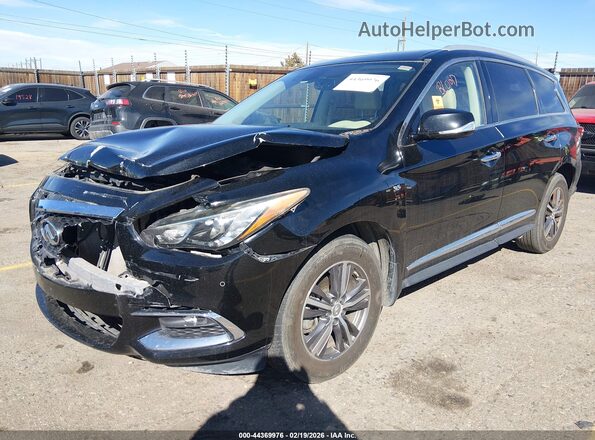 5N1DL0MM7HC517050 2017 INFINITI QX60 Черный Передняя левая четверть