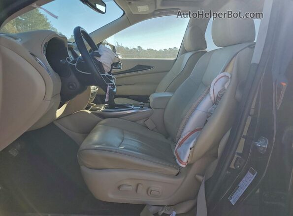 5N1DL0MM7JC510072 2018 INFINITI QX60 Black Vista interior delantera