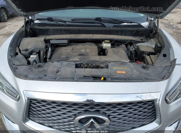 5N1DL0MM8JC530122 2018 INFINITI QX60 Silver Vista trasera
