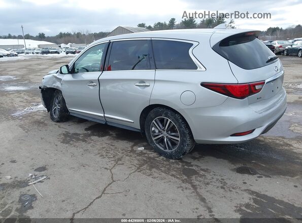 5N1DL0MM8JC530122 2018 INFINITI QX60 Silver Trasero izquierdo