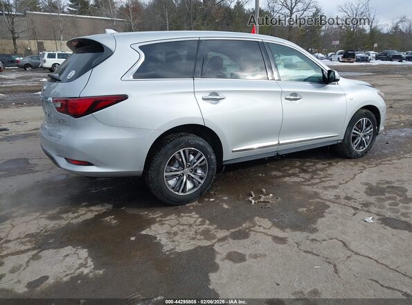 5N1DL0MM8JC530122 2018 INFINITI QX60 Silver Trasero derecho