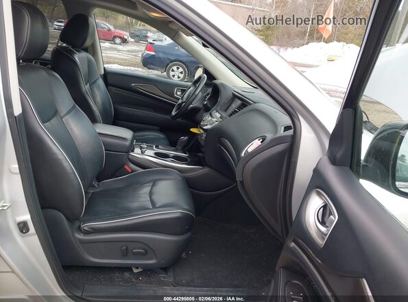 5N1DL0MM8JC530122 2018 INFINITI QX60 Silver Vista interior delantera