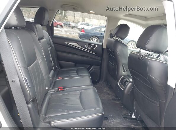5N1DL0MM8JC530122 2018 INFINITI QX60 Silver Vista de la etiqueta del VIN