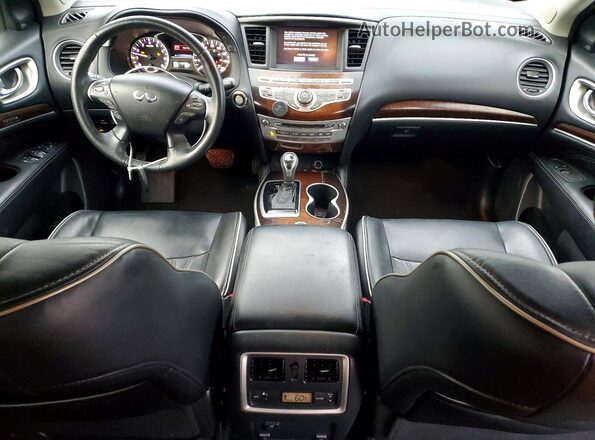 5N1DL0MM9HC513369 2017 INFINITI QX60 Black Vista del salpicadero
