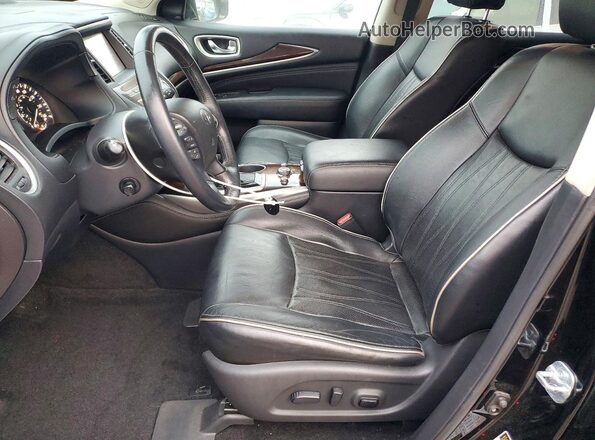 5N1DL0MM9HC513369 2017 INFINITI QX60 Black Vista interior delantera