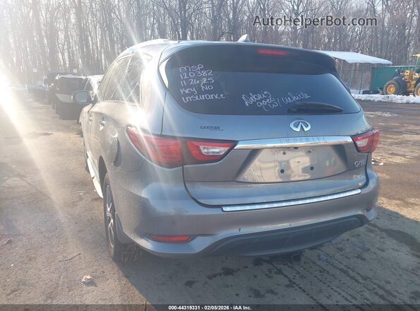 5N1DL0MM9JC504984 2018 INFINITI QX60 Синий Задняя левая четверть