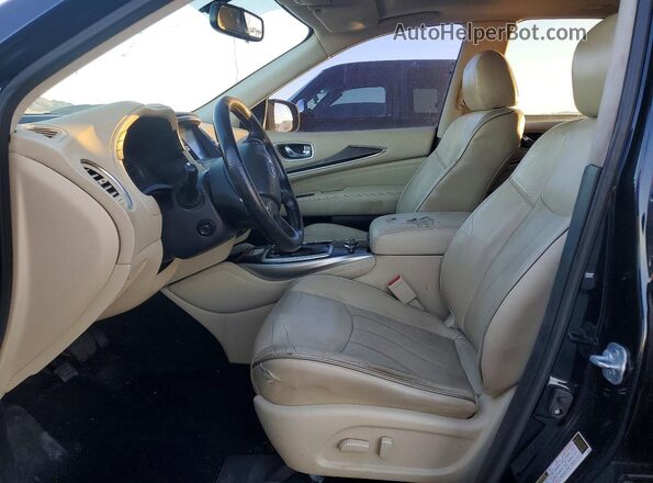 5N1DL0MN4HC515314 2017 INFINITI QX60 Blue Vista interior delantera