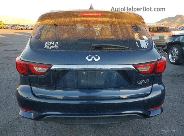 5N1DL0MN4HC515314 2017 INFINITI QX60 Blue Vista trasera