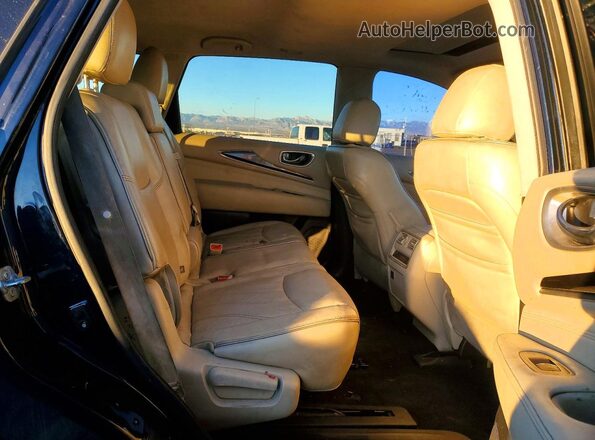 5N1DL0MN4HC515314 2017 INFINITI QX60 Blue Vista de los asientos traseros