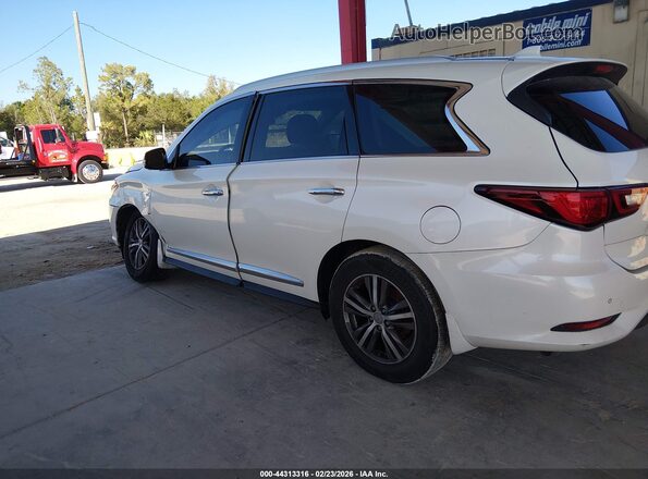 5N1DL0MN4KC562754 2019 INFINITI QX60 White Սալոնի 360 աստիճան տեսք