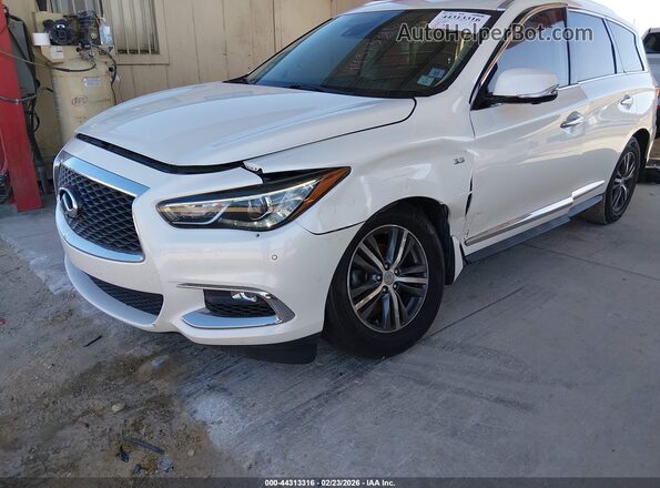 5N1DL0MN4KC562754 2019 INFINITI QX60 White Դիմացի տեսք