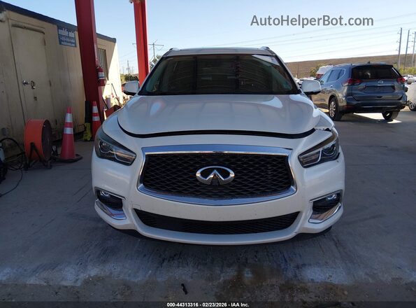5N1DL0MN4KC562754 2019 INFINITI QX60 White Սարքավորումների վահանակի տեսք