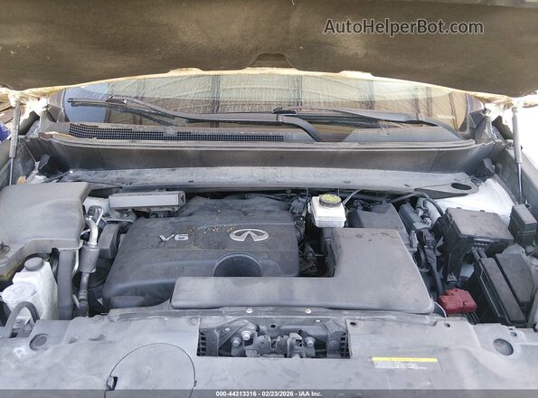5N1DL0MN4KC562754 2019 INFINITI QX60 White Հետևի տեսք