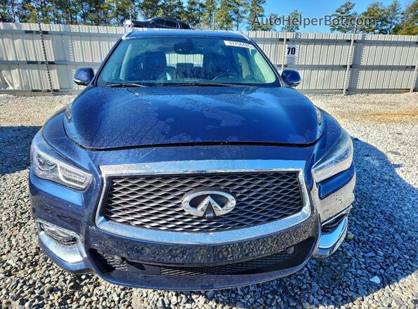 5N1DL0MN5KC501302 2019 INFINITI QX60 Blue Widok z przodu