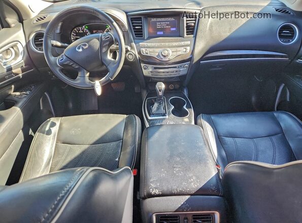 5N1DL0MN5KC501302 2019 INFINITI QX60 Blue Widok deski rozdzielczej