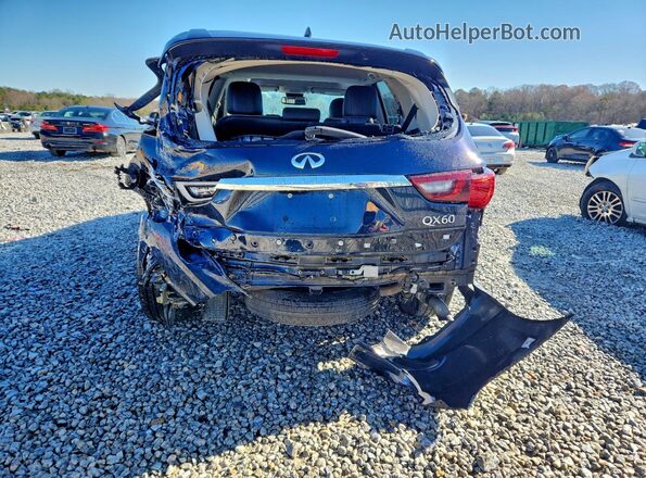 5N1DL0MN5KC501302 2019 INFINITI QX60 Blue Widok z tyłu