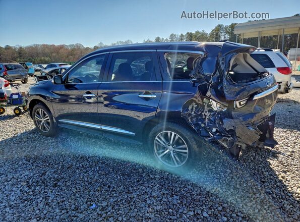5N1DL0MN5KC501302 2019 INFINITI QX60 Blue Tył lewy