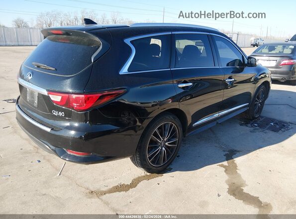 5N1DL0MN9HC508018 2017 INFINITI QX60 Black Հետևի աջ
