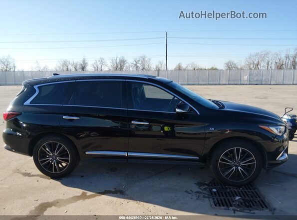 5N1DL0MN9HC508018 2017 INFINITI QX60 Black Սալոնի հետևի տեսք