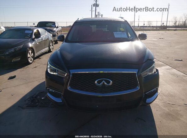 5N1DL0MN9HC508018 2017 INFINITI QX60 Black Սարքավորումների վահանակի տեսք