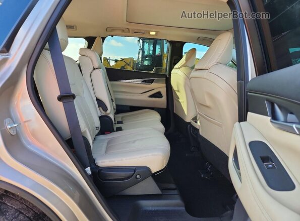 5N1DL1FR0PC354447 2023 INFINITI QX60 Gold Vista interior trasera