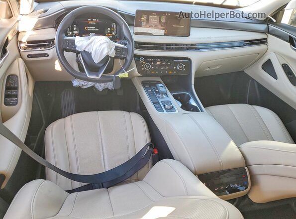 5N1DL1FR0RC344651 2024 INFINITI QX60 White Առջևի վահանակի տեսք