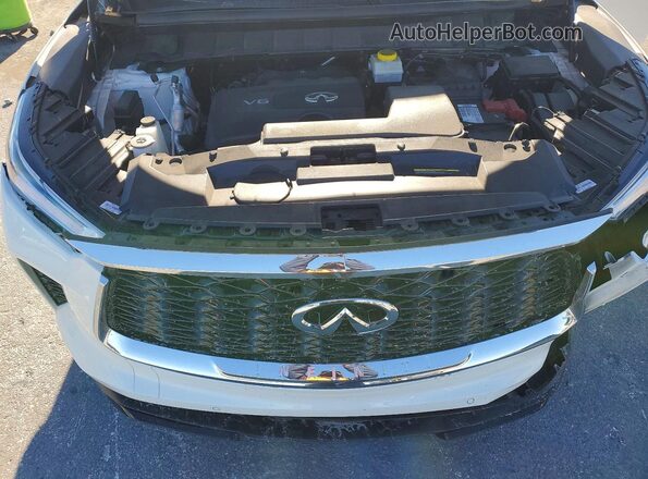 5N1DL1FR0RC344651 2024 INFINITI QX60 White Շարժիչի բաժամունքի տեսք