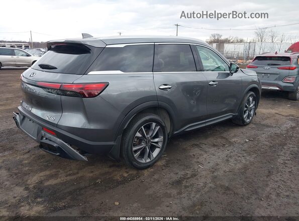 5N1DL1FS4RC351640 2024 INFINITI QX60 Gray უკანა მარჯვენა