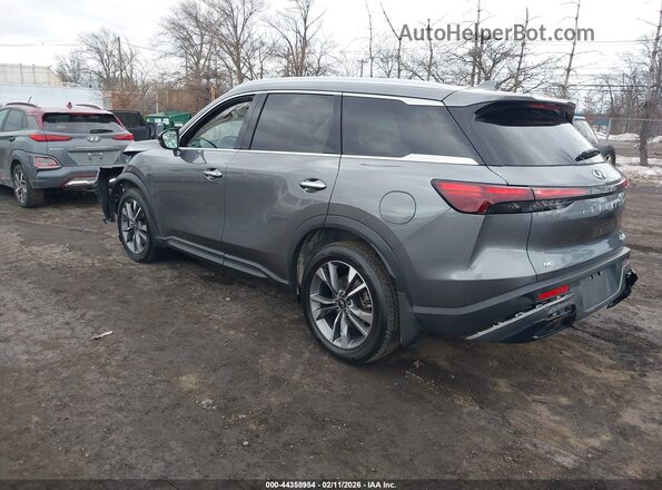 5N1DL1FS4RC351640 2024 INFINITI QX60 Gray უკანა მარცხენა