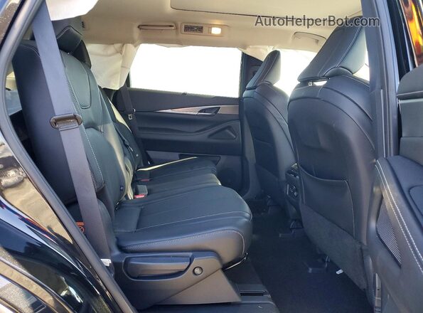 5N1DL1FS6PC356545 2023 INFINITI QX60 Black Vista interior trasera