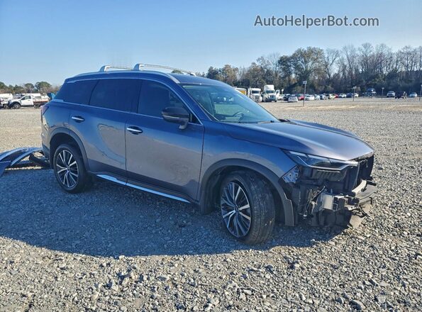 5N1DL1GR3PC358488 2023 INFINITI QX60 Серый Передняя правая четверть