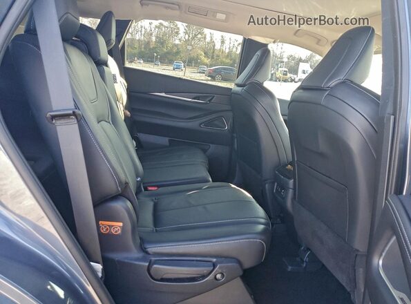 5N1DL1GR3PC358488 2023 INFINITI QX60 Серый Вид задней части салона