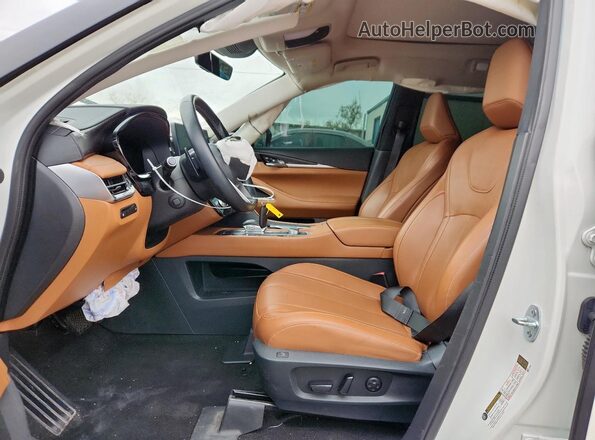 5N1DL1GS2PC364656 2023 INFINITI QX60 White წინა სალონის ხედი