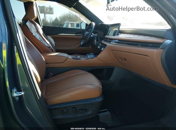 5N1DL1HT4NC339455 2022 INFINITI QX60 Silver Widok wnętrza z przodu