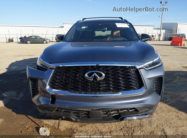5N1DL1HT4NC339455 2022 INFINITI QX60 Silver Widok wnętrza z tyłu