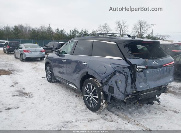 5N1DL1HU2RC348668 2024 INFINITI QX60 Синий Задняя левая четверть