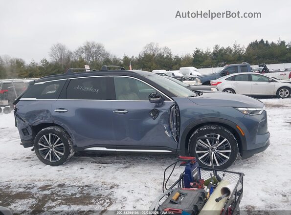 5N1DL1HU2RC348668 2024 INFINITI QX60 Синий Панорамный вид салона 360°