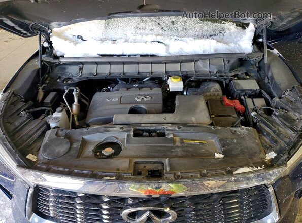 5N1DL1HU3RC344256 2024 INFINITI QX60 Blue ძრავის განყოფილების ხედი