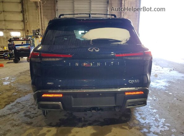 5N1DL1HU3RC344256 2024 INFINITI QX60 Blue უკანა ხედი