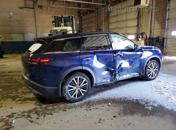 5N1DL1HU3RC344256 2024 INFINITI QX60 Blue უკანა მარჯვენა
