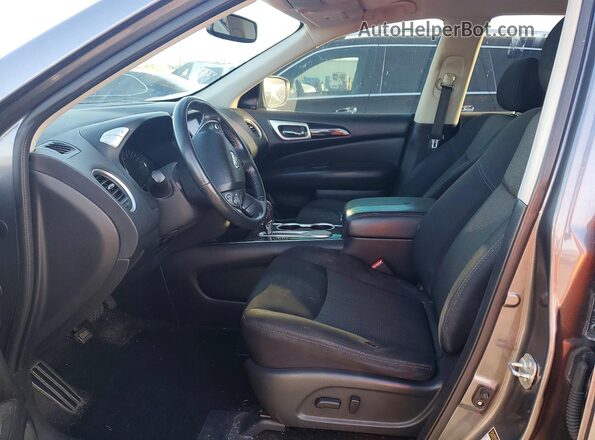 5N1DR2BN5LC601916 2020 NISSAN PATHFINDER Gray Widok wnętrza z przodu