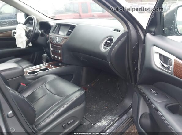 5N1DR2DN5LC583821 2020 NISSAN PATHFINDER Gray Widok wnętrza z przodu