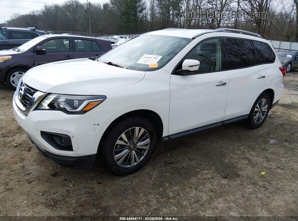 5N1DR2MM0KC637046 2019 NISSAN PATHFINDER Белый Передняя левая четверть