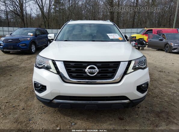 5N1DR2MM0KC637046 2019 NISSAN PATHFINDER Белый Вид щитка приборов