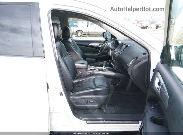 5N1DR2MM0KC637046 2019 NISSAN PATHFINDER Белый Вид салона спереди
