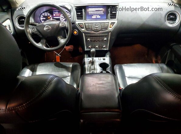 5N1DR2MM1HC632091 2017 NISSAN PATHFINDER Blue Dashboard view