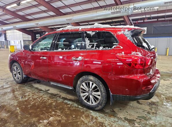5N1DR2MM2JC665557 2018 NISSAN PATHFINDER Red Tył lewy